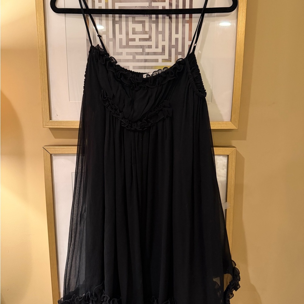 Susana Monaco vintage Y2K Black Showroom Sample Dress